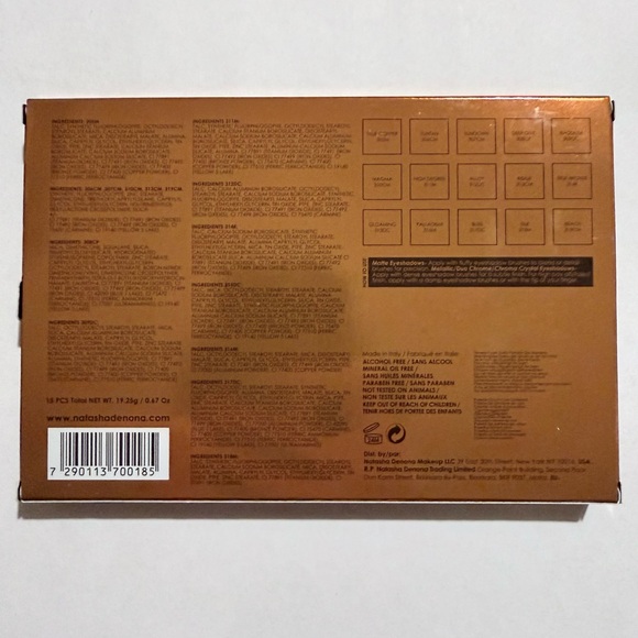 Natasha Denona Bronze Palette — Copper, Gold & Warm Bronze Shades - Picture 3 of 8